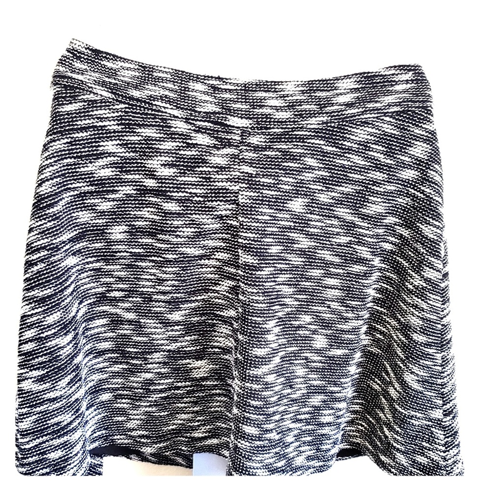 Loft black and white skirt